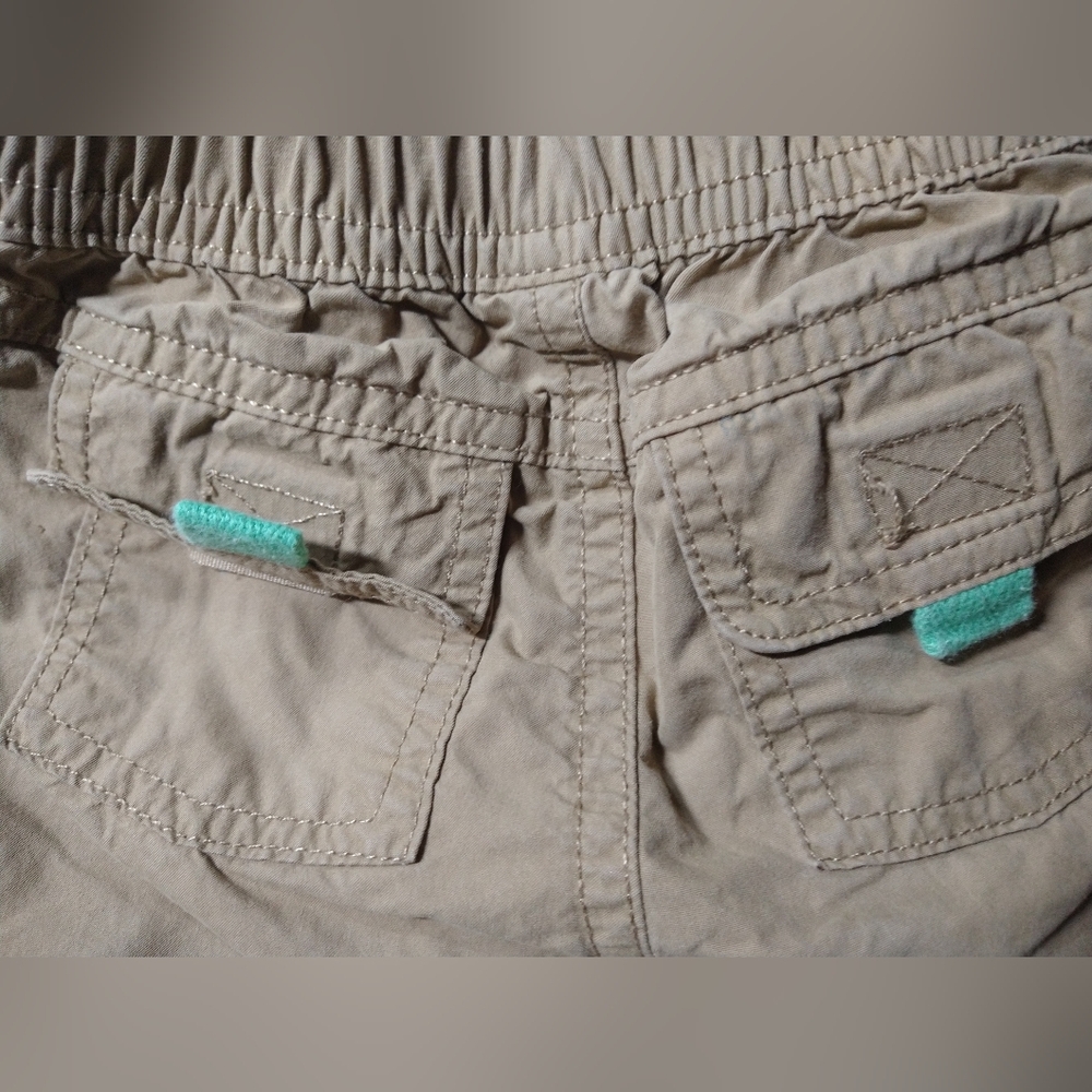 Kids Tan Cargo Shorts - Picture 5 of 9
